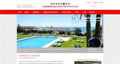 Desktop Screenshot of cosmopolitan-properties.com